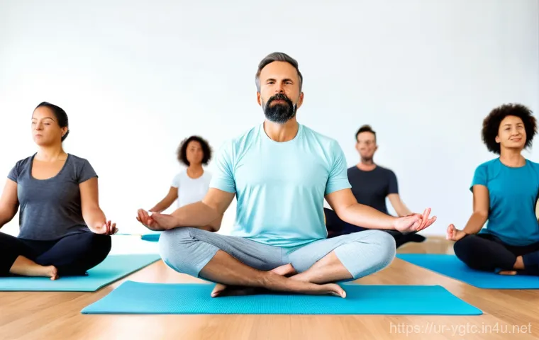 요가강사와 라이프스타일 - **Prompt 1: Serene Sunrise Yoga Session**
    "A female yoga instructor, mid-30s, with a calm and ra...