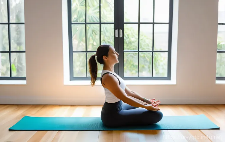 요가강사 레슨료 책정 기준 - **Prompt:** "A serene and knowledgeable female yoga instructor, appearing to be in her late 30s, gra...