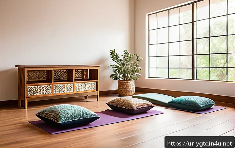 요가강사로서 고객 충성도 높이기 - A serene yoga studio in Lahore with soft natural lighting and clean, minimalist d&eacute;cor, featuring a d...